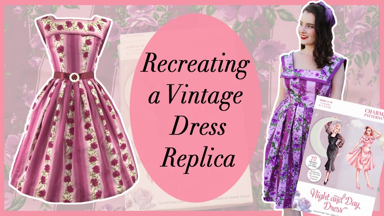 Sewing a Vintage Dress Replica - Creating the Vintage that Got Away with Miss MonMon