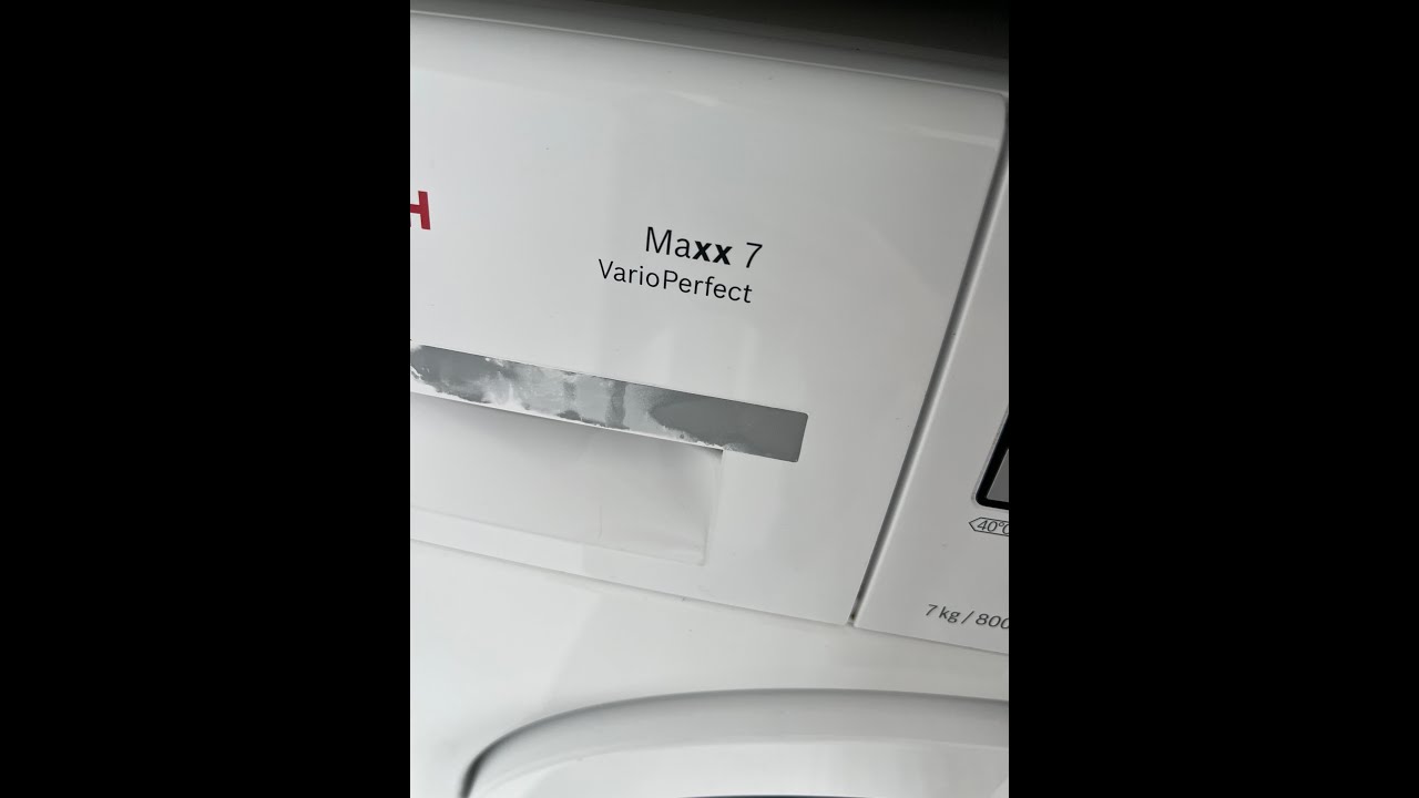 Bosch Çamaşır Makinesi Amortisör değişimi sökümü makine temizliği (Maxx7 Vario Perfect)