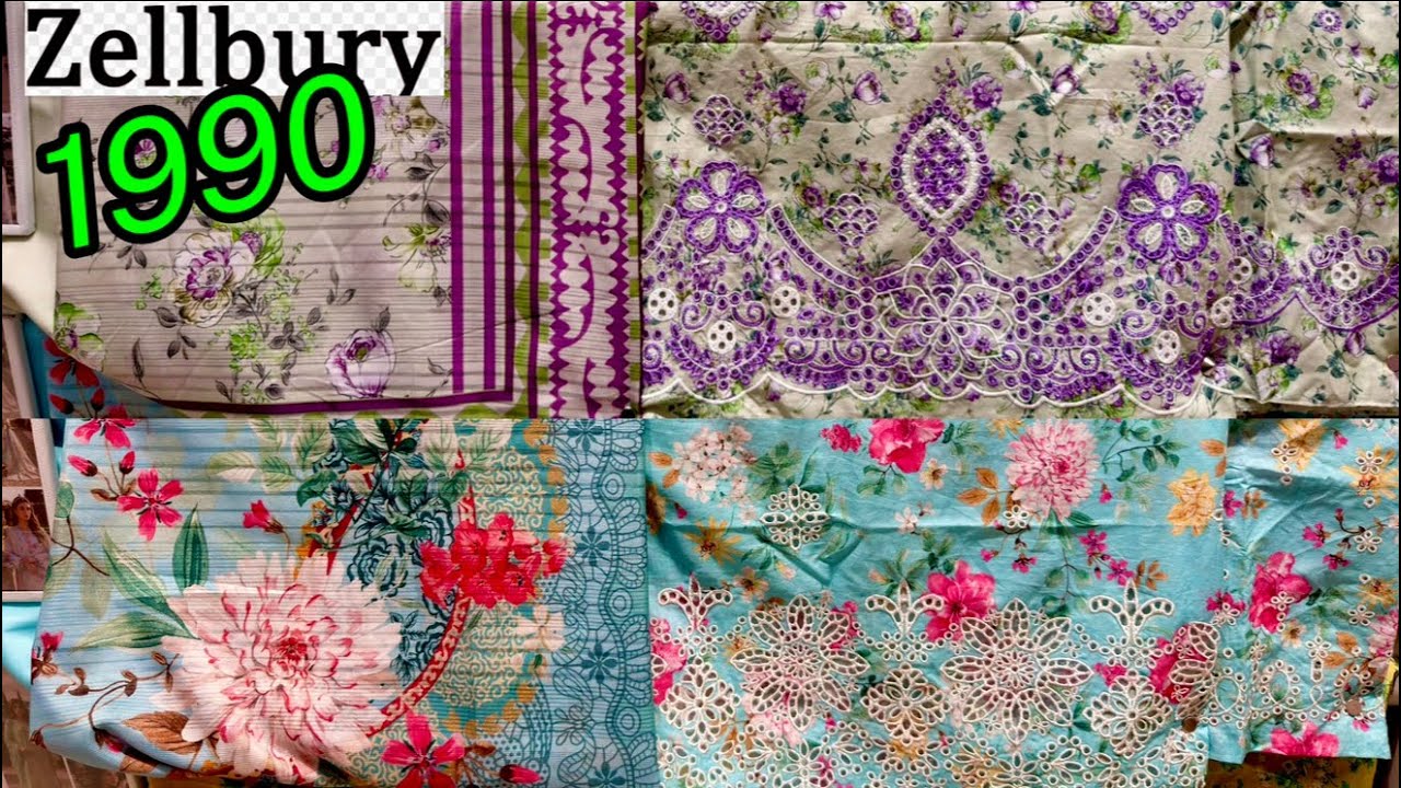 Zellbury New  Collection 2026😍Zellbury Unstitched 1990😍Zellbury Sale Price  Collection 2026