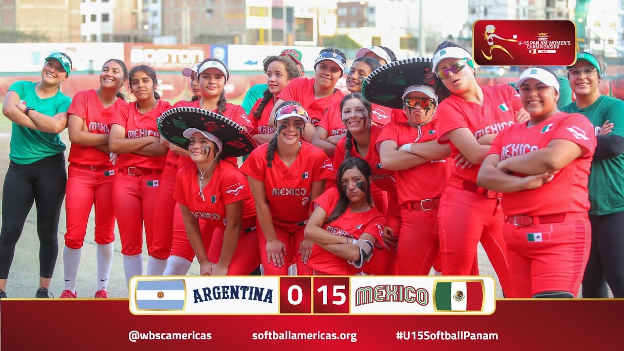 LIVE |  Argentina v Mexico | U-15 Pan American Championship 2023 - Opening Round WBSC Americas