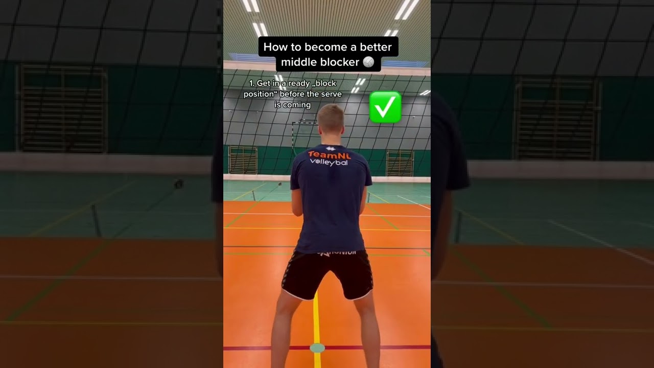 Volleyball Middle Blocker Advice 🏐💪 #volleyball #shorts