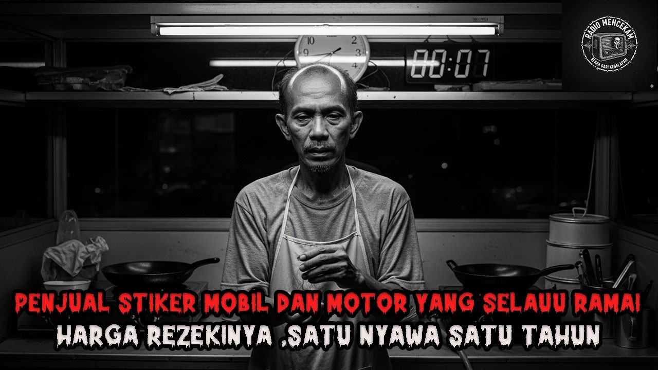 PENJUAL STIKER MOBIL MOTOR  YANG SELALU RAMAI, TETAPI SETIAP TAHUN KARYAWANYA TEWAS.