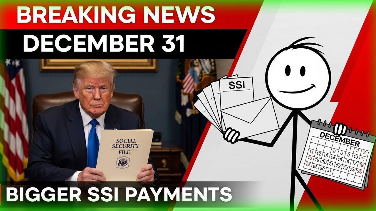 Year-End Surprise &mdash; Bigger SSI Checks Hit on December 31 From Social Security