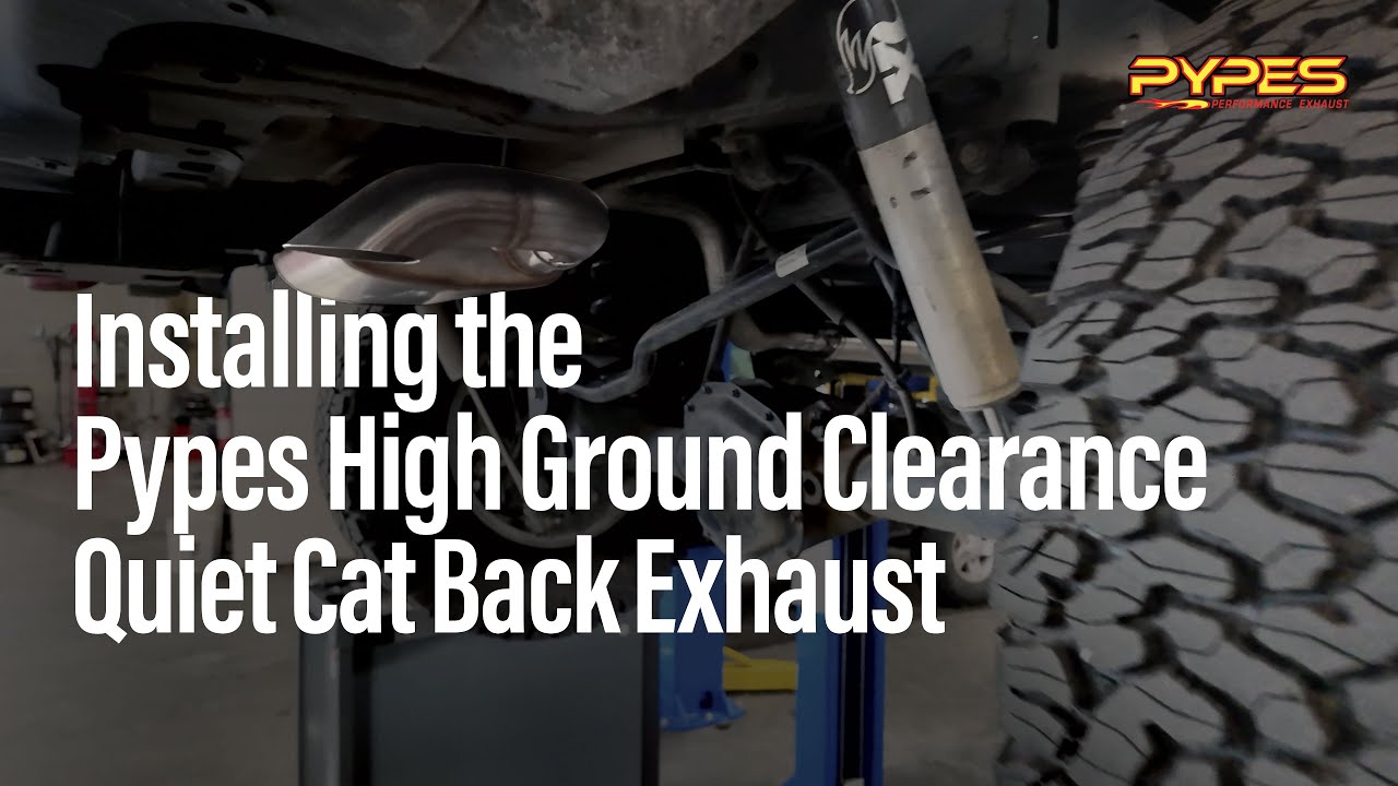 How to Install a Pypes High Ground Clearance Quiet Cat Back Exhaust on Your 3.6L V6 Jeep Wrangler JL