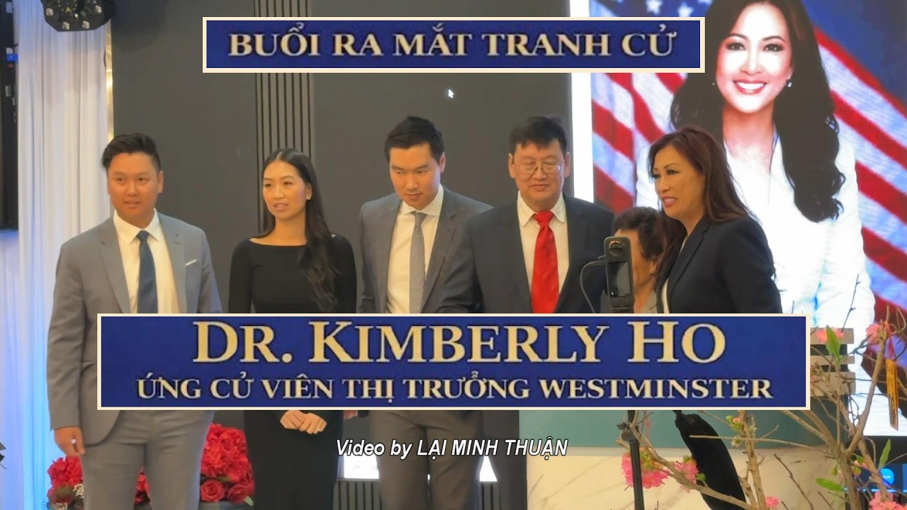 Buổi Ra Mắt Tranh Cử Của Dr. Kimberly Ho Ứng Cử Viên Thị Trưởng Westminster 2026