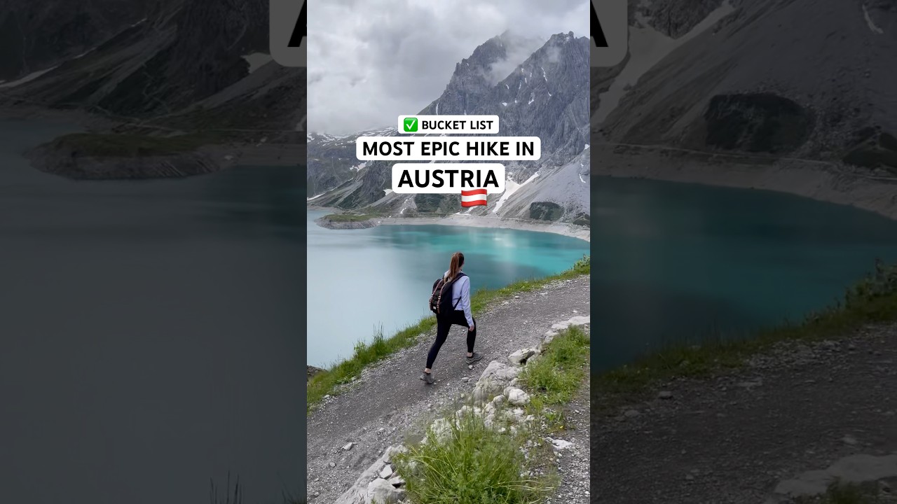 Is This the Most Epic Hike in the Austrian Alps? 😍 #shorts #travel #nature