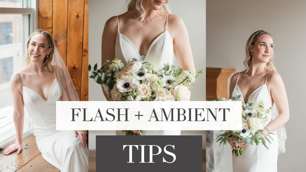 Combining on camera flash with ambient light