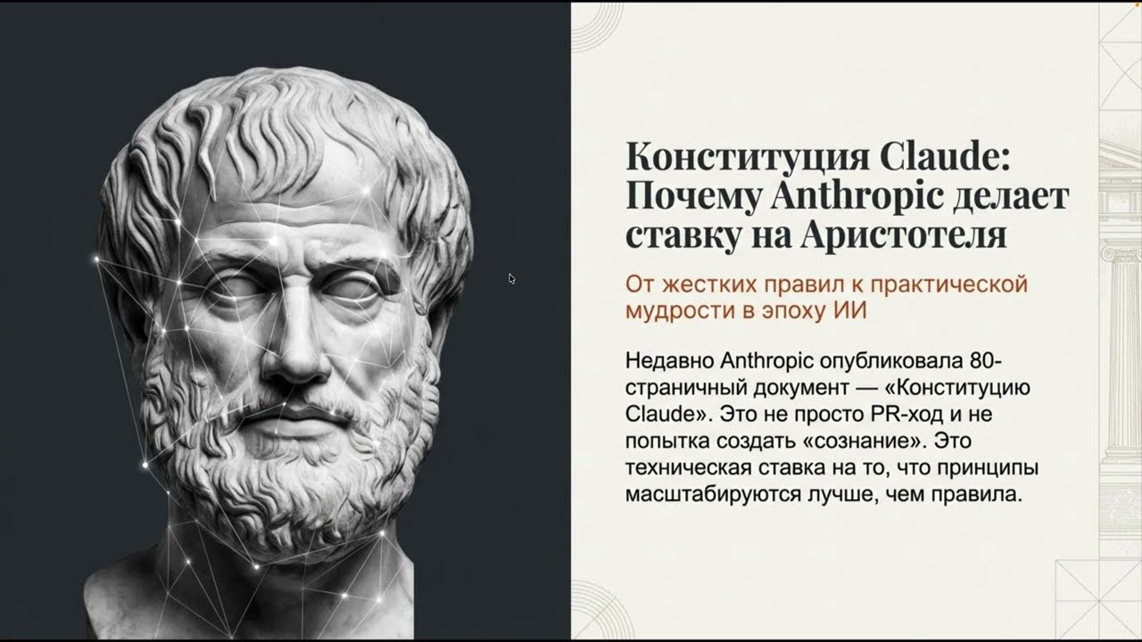 Ставка на Конституцию: Anthropic выбирает принципы, а не правила