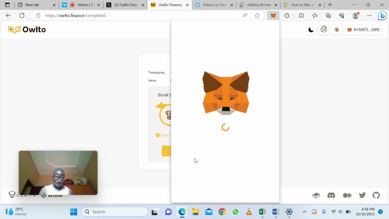 Owlto finance testnet bridge tutorial