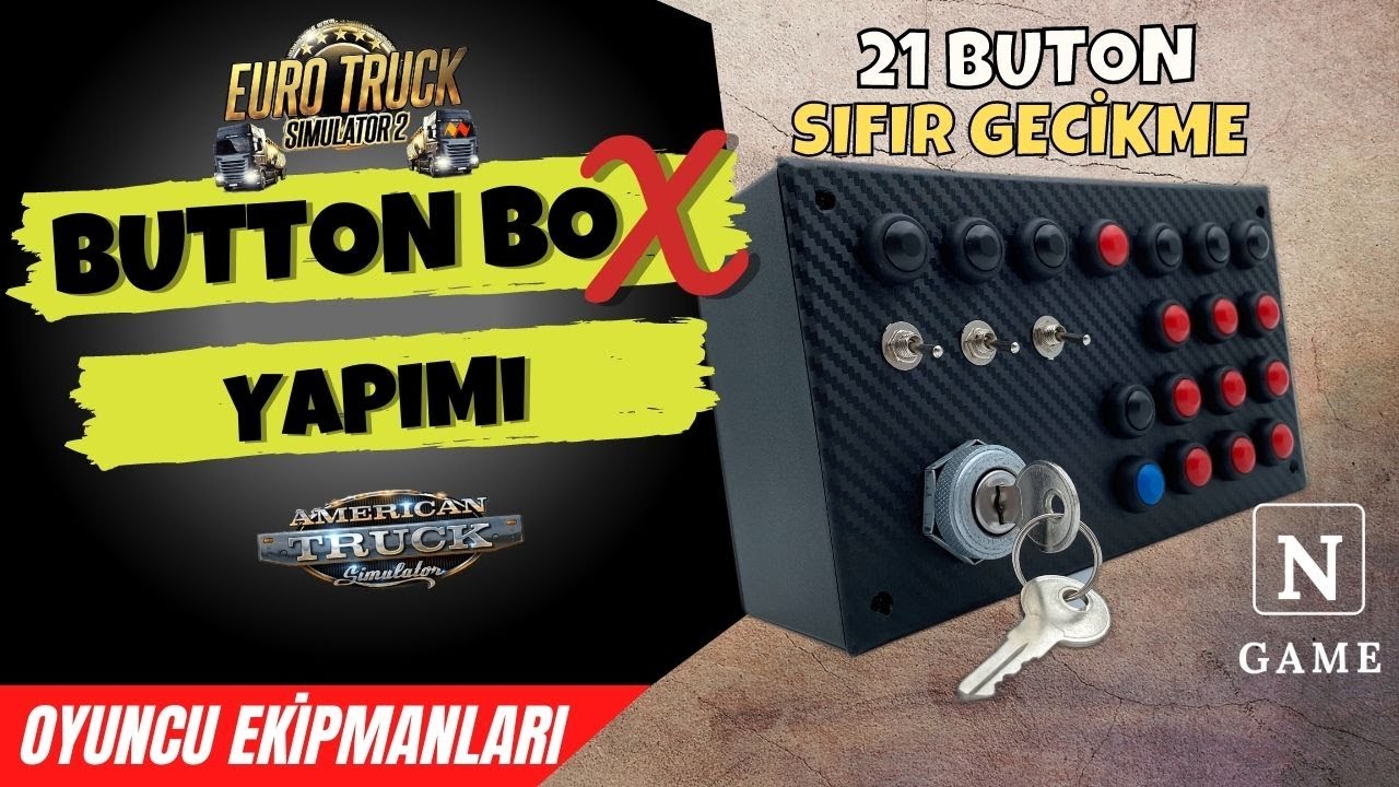 Button Box Nasıl Yapılır? - Ets 2 ve ATS İçin Button Box Yapımı | Oyuncu Aksesuarları | Nebula Game