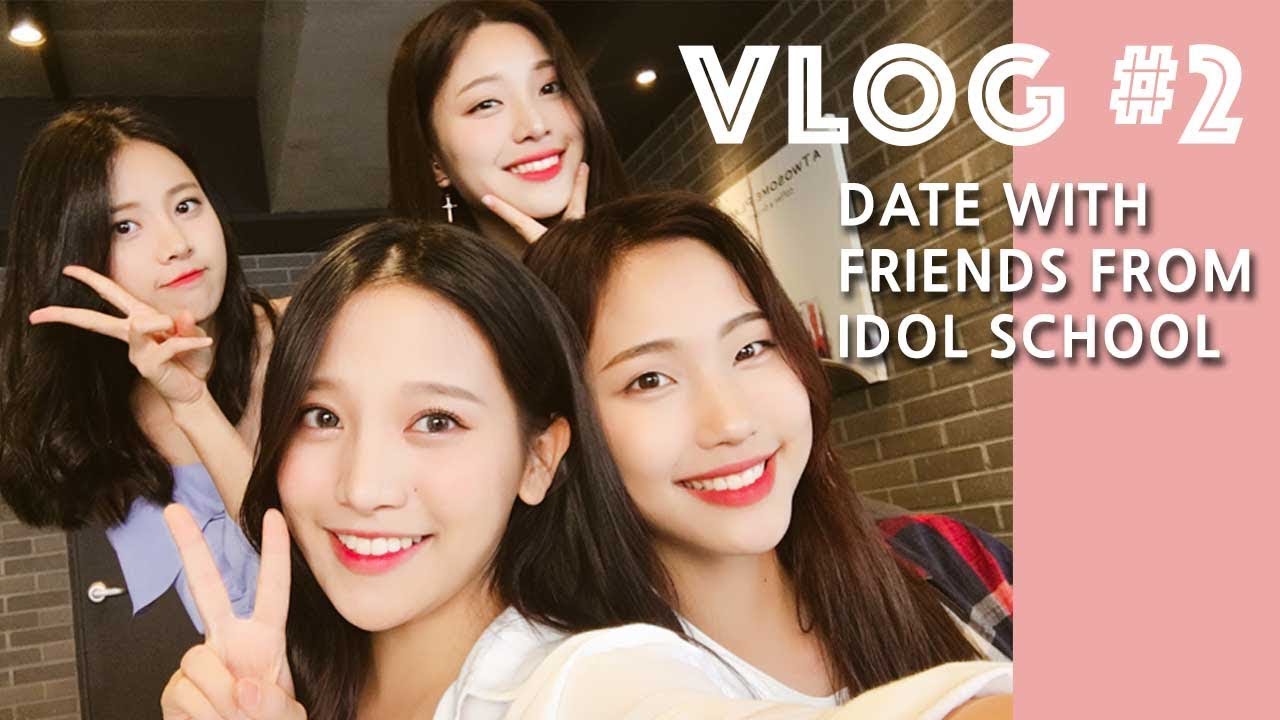 A date w/ friends from Idol School 아이돌학교 친구들과 데이트