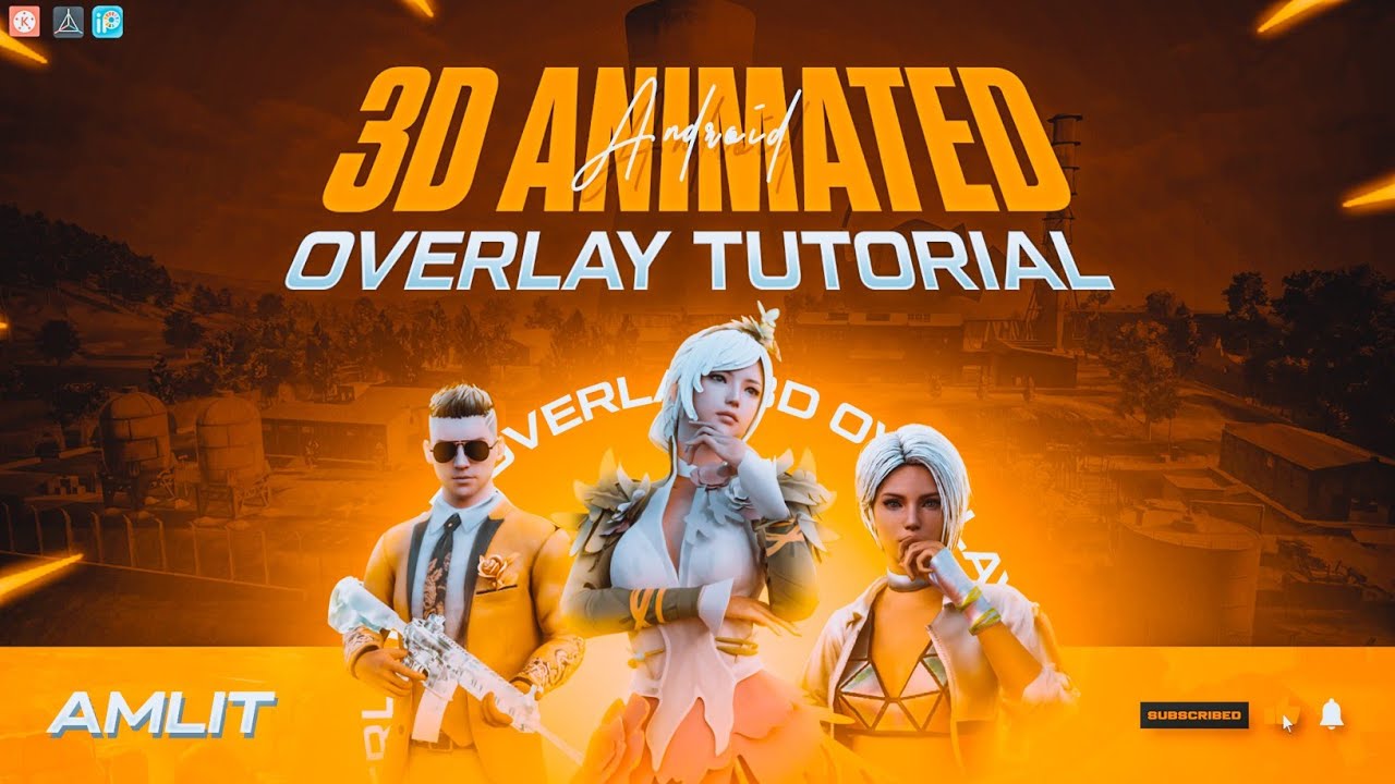 Create 3D character animated overlay on android | Prisma 3D character animation tutorial | KM | IBIS