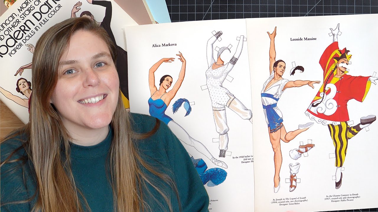 Creating wacky characters with paper dolls