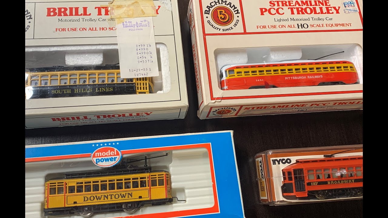 Vintage Ho Scale Trolley Lot