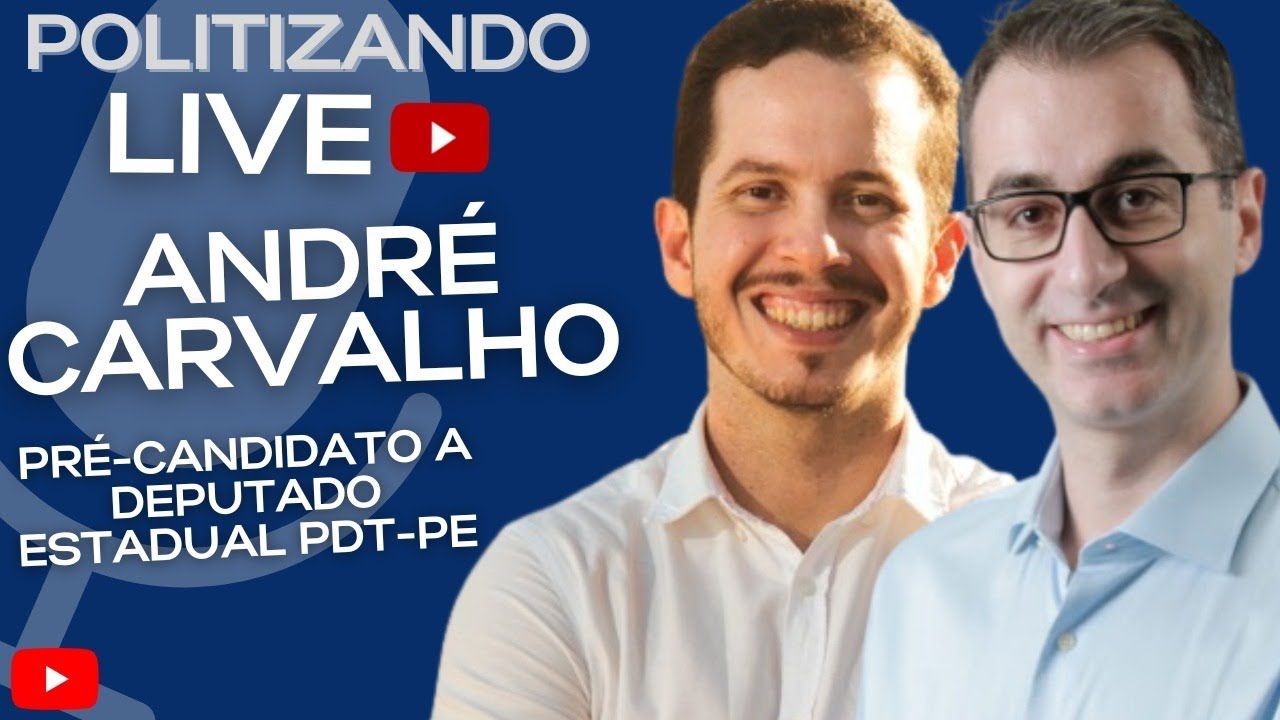 Live: William Jacob entrevista André Carvalho(Pré-Candidato a Dep. Estadual PDT-PE)