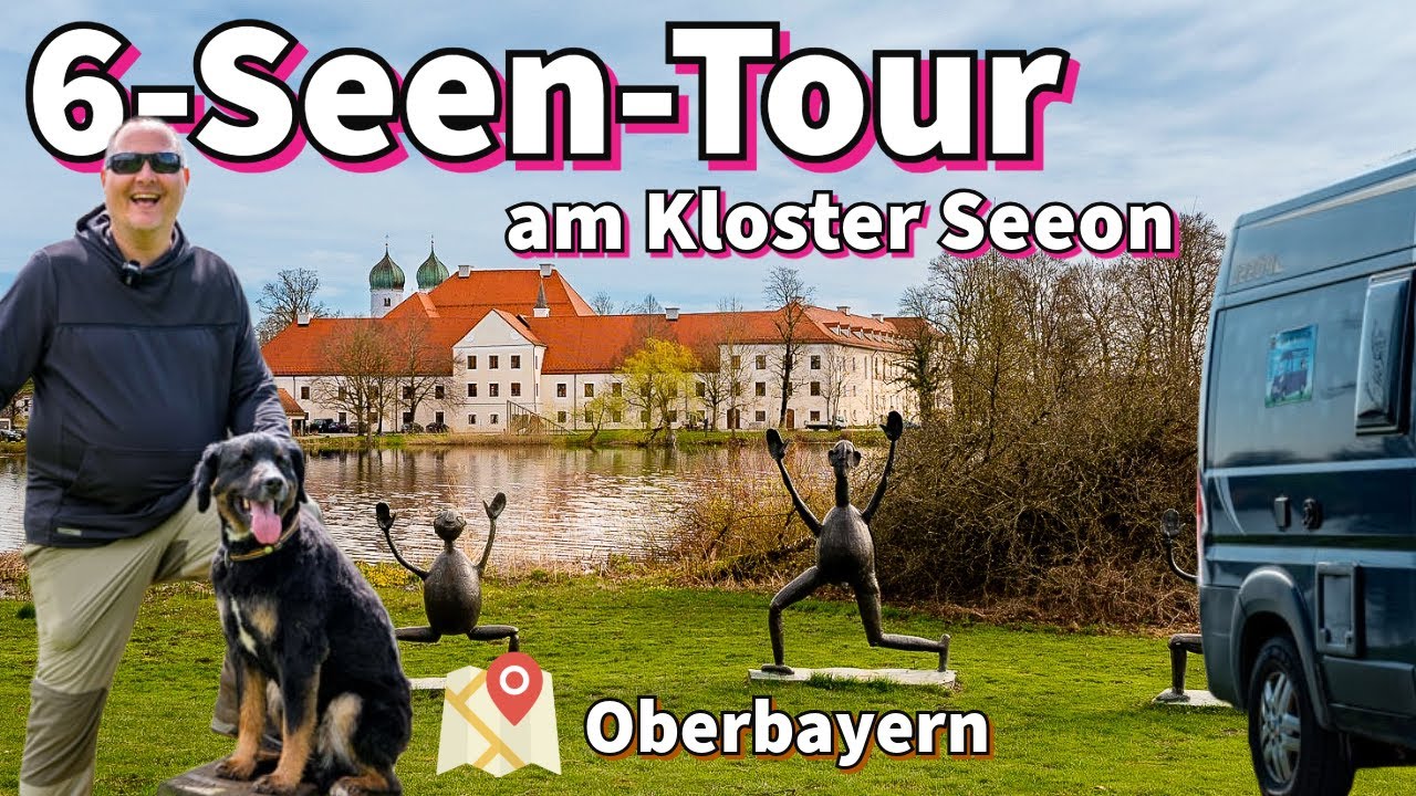 6-Seen-Wanderweg beim Kloster Seeon im Chiemgau - Wasser, Wald und Renaissance, Badespaß und Kultur