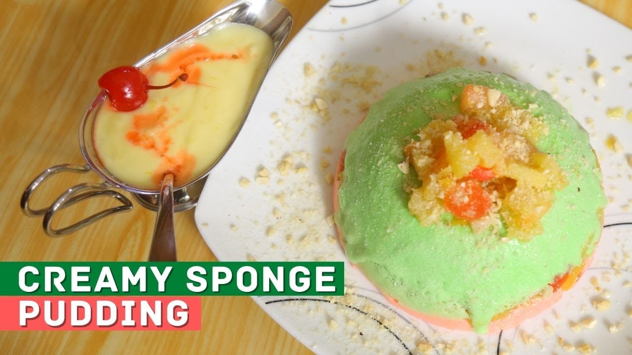 Creamy Sponge Pudding | Mallika Joseph Food Tube