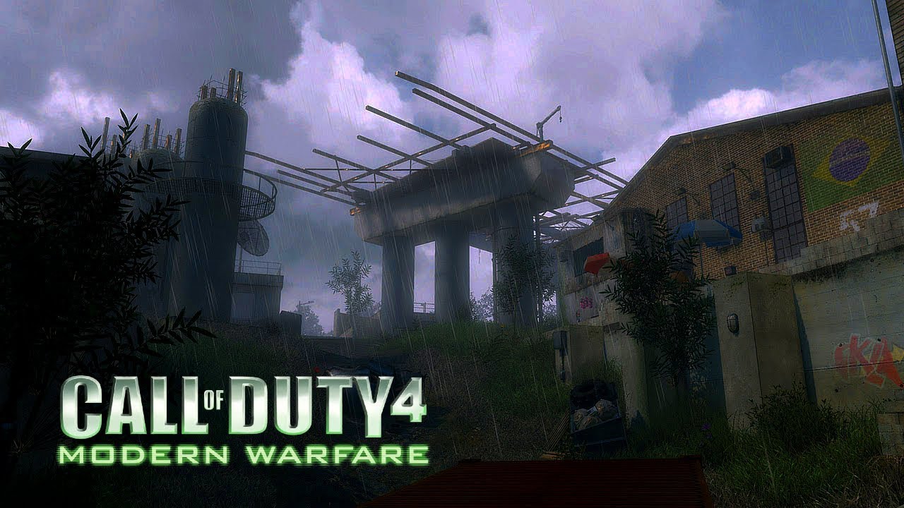 UNDERPASS from MODERN WARFARE 2 in CALL OF DUTY 4! (CoD4 Custom Maps)