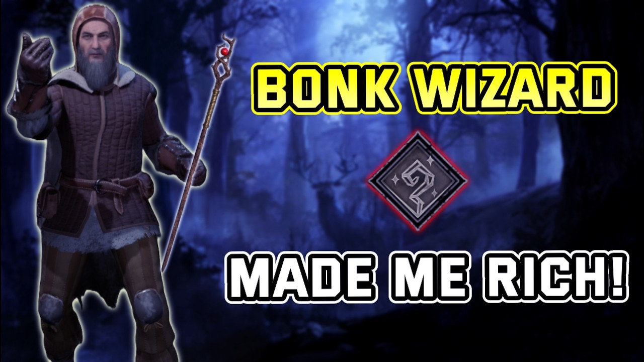Solo Bonk Wizard уничтожает всех (Вы должны это попробовать) | Dark and Darker Season 8
