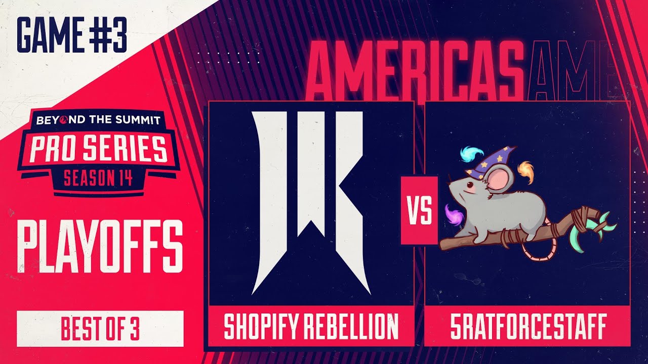 Shopify Rebellion vs 5RFS Game 3 - BTS Pro Series 14 AM: Playoffs w/ rkryptic, neph & Cptn.Canuck