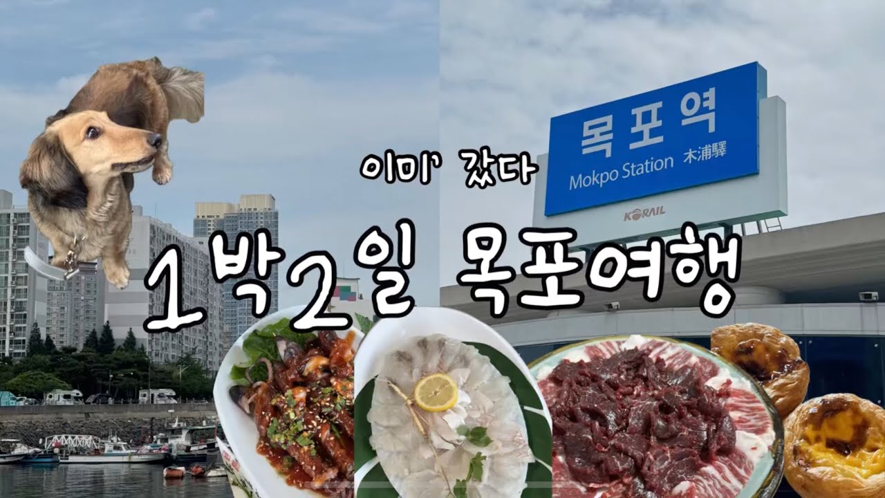 1박2일 목포여행 | 흥폭발 100% | 레트로와 맛집의 성지 | 힐링 + 폭식 뚜벅이 브이로그