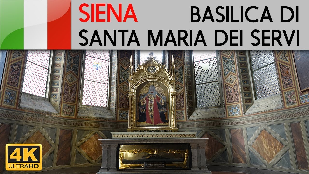 SIENA - Basilica di Santa Maria dei Servi in 4K
