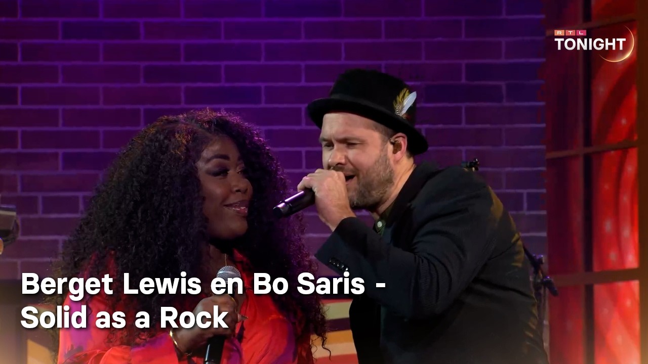 Berget Lewis en Bo Saris - Solid as a Rock | RTL Tonight