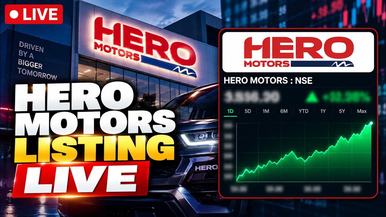 Hero Motors Share Price: Hero Motors IPO LIVE | Hero Motors BSE Listing