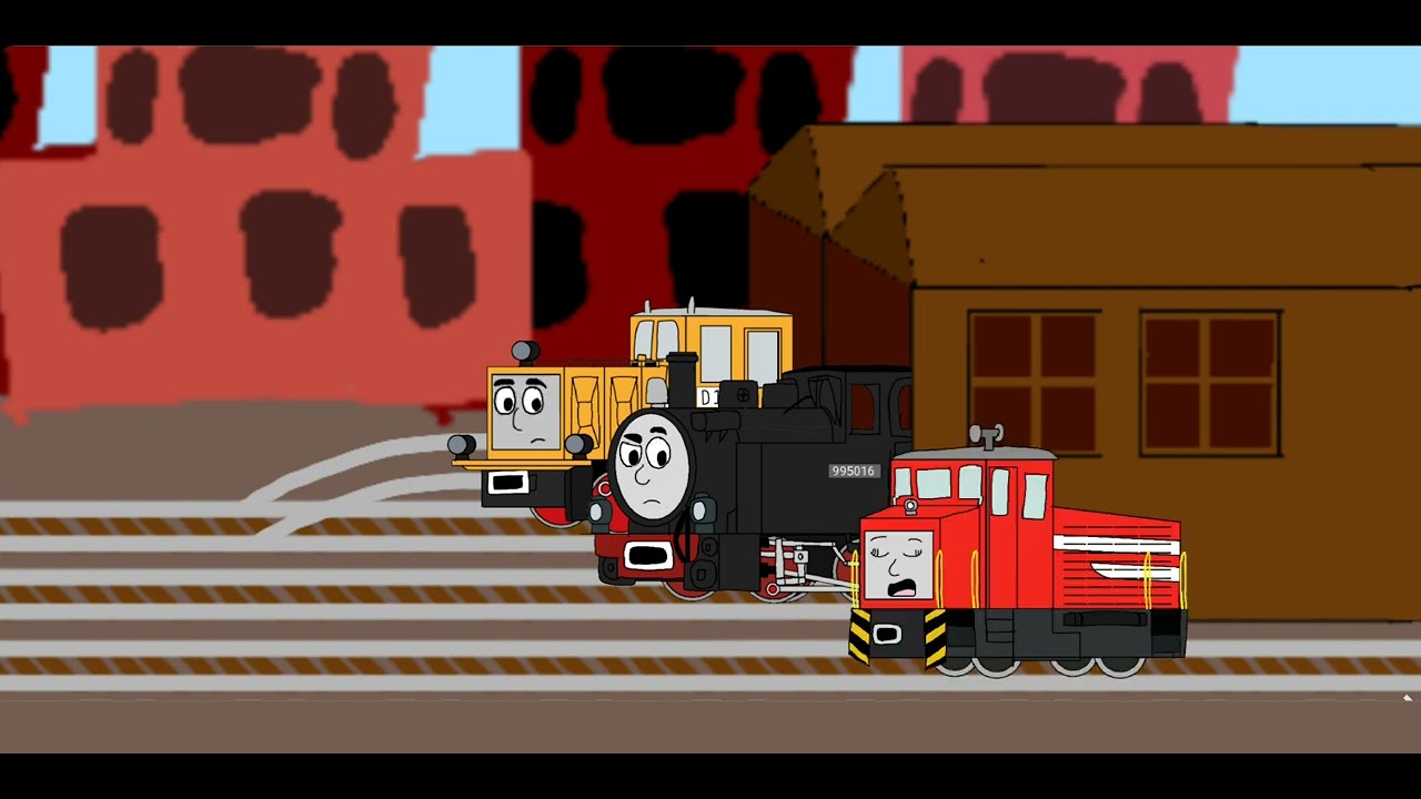 Earnest the engine and others -  revolution (but I animated it)