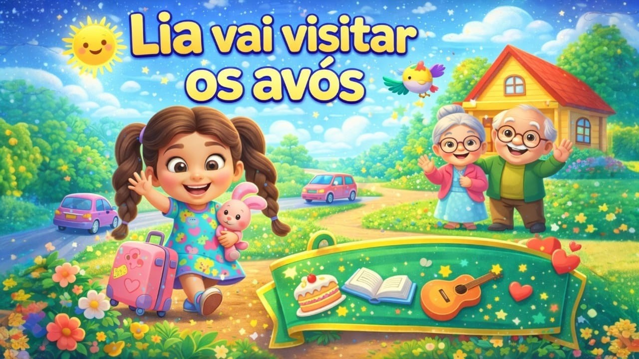 Música Infantil | Lia Vai Visitar os Avós | Mundo da Lia 🌈