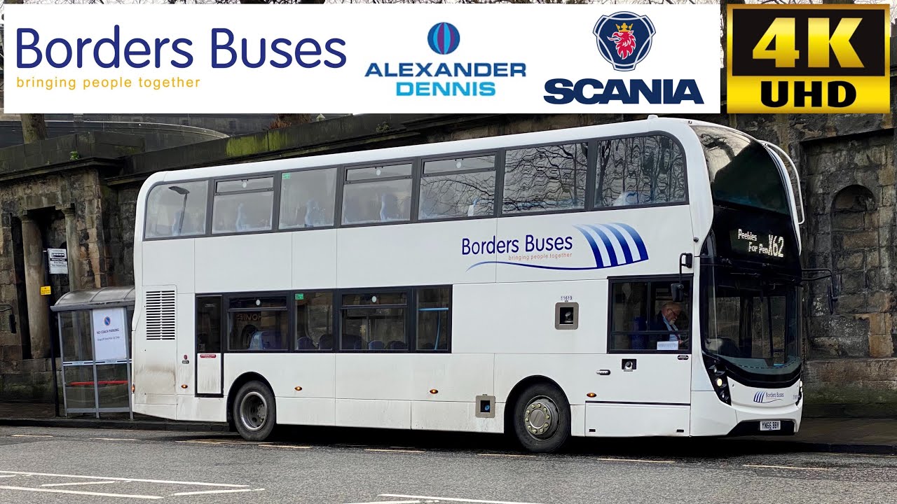 [Borders Buses: X62 Peebles to Galashiels] AlexanderDennis Enviro400MMC ScaniaN250UD (11619/YN66BBV)