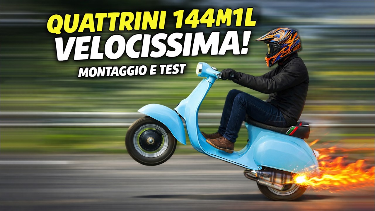 Vespa Quattrini 144 M1L + Test Ride! 🔥💣