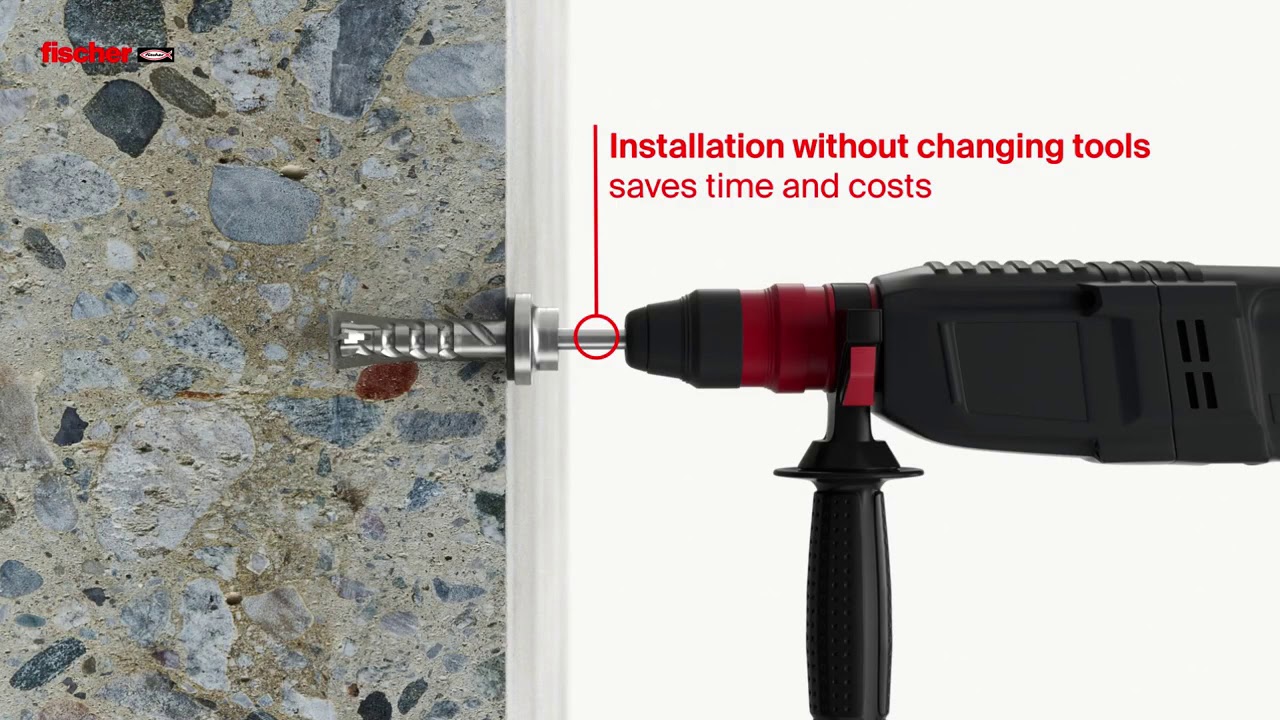 Fixing in cracked concrete  ZYKON undercut anchor FZA