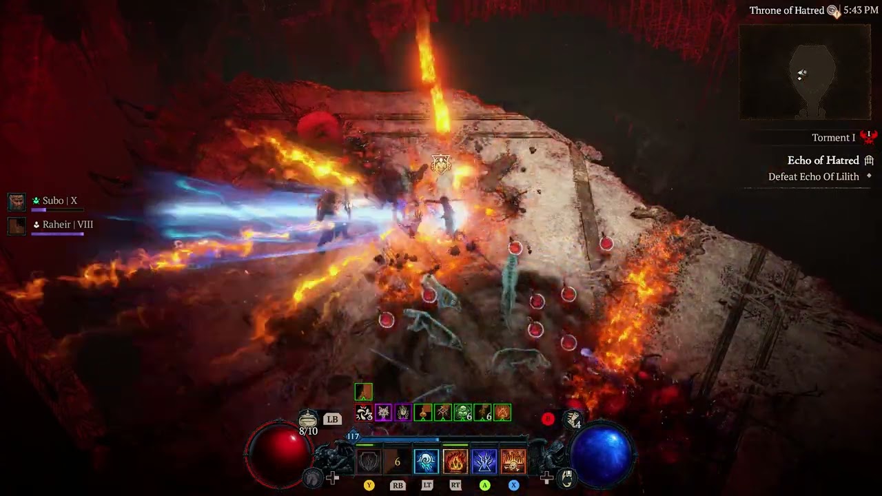 Lilith T1 vs Incinerate - Season 8 / Diablo 4