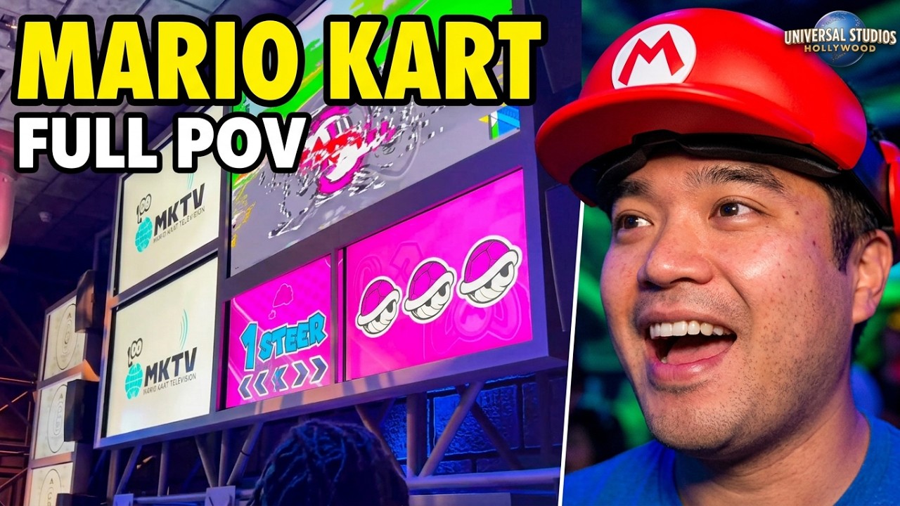 FULL EXPERIENCE: Mario Kart: Bowser's Challenge 4K POV | Universal Studios Hollywood 2025