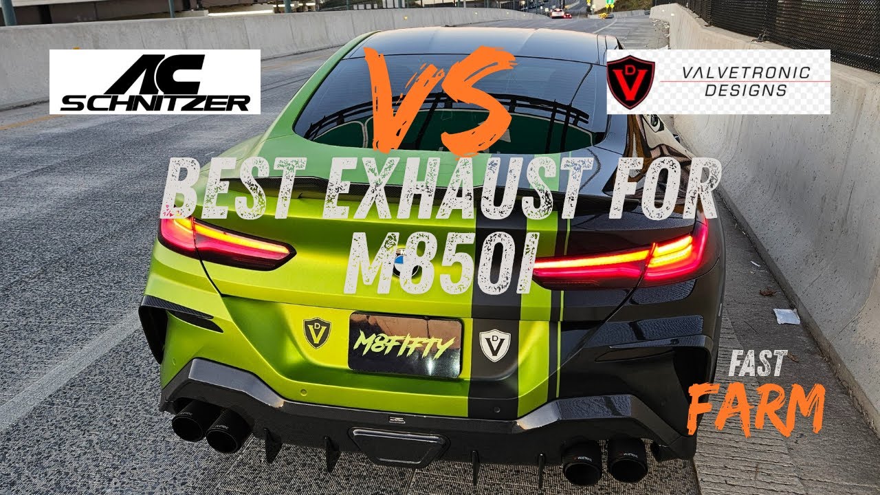 Модернизация выхлопной системы M850i ​​| AC Schnitzer против VALVETRONIC #jimfinch #m850i #exhaus...