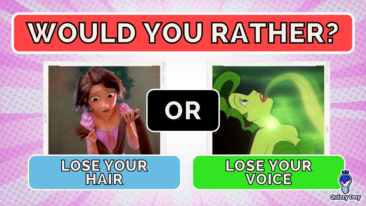 WOULD YOU RATHER? DISNEY EDITION🤔❓