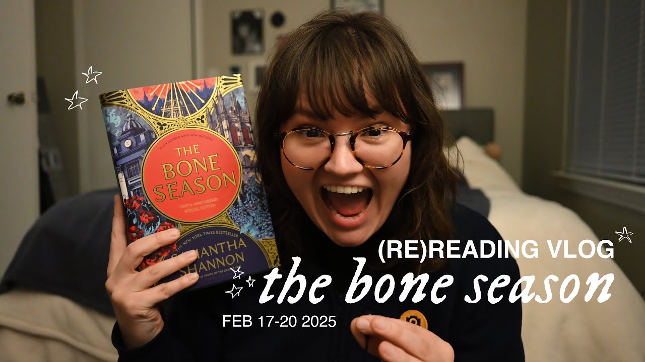 reading vlog - the bone season by samantha shannon