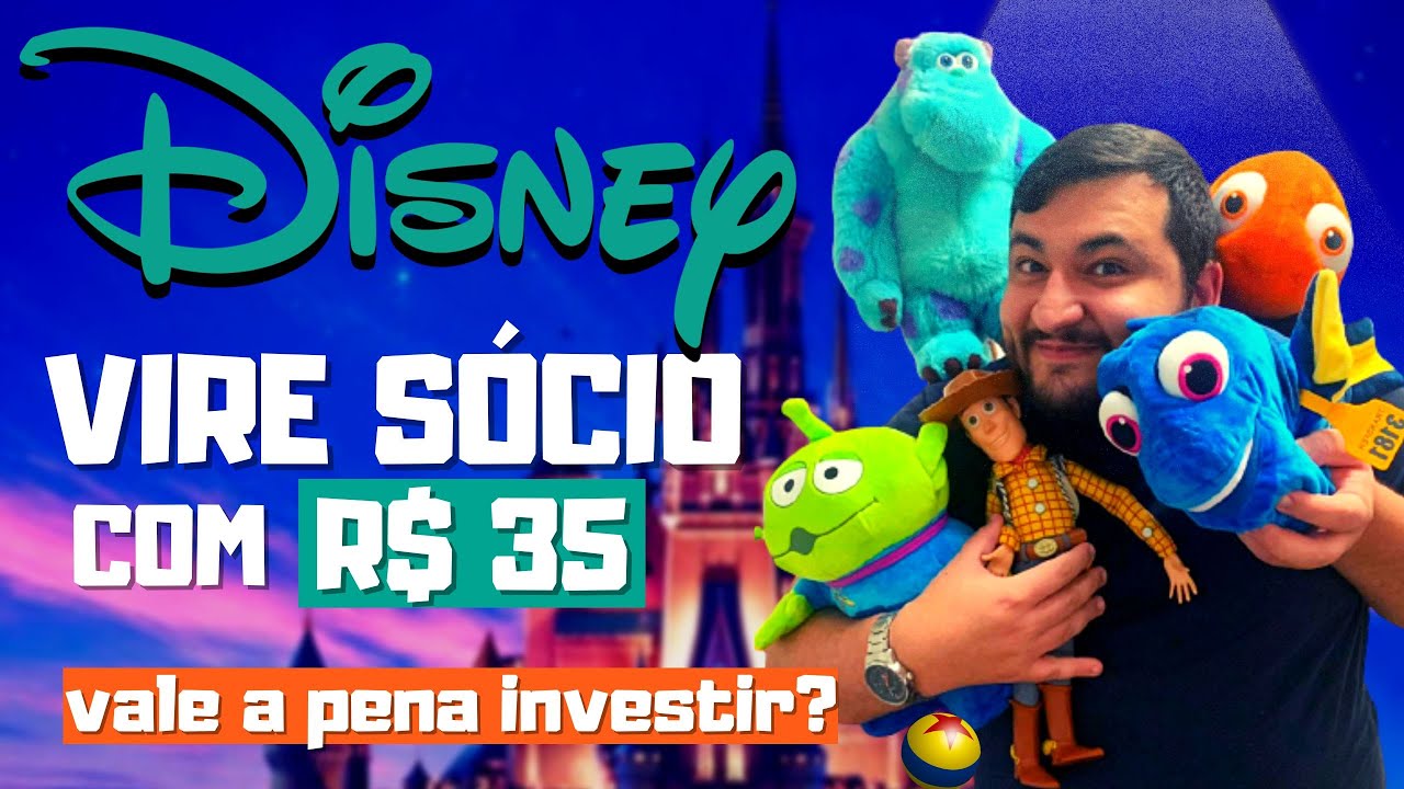 VIREI S&Oacute;CIO DA DISNEY POR MENOS DE 35 REAIS! (AN&Aacute;LISE FUNDAMENTALISTA DISB34)
