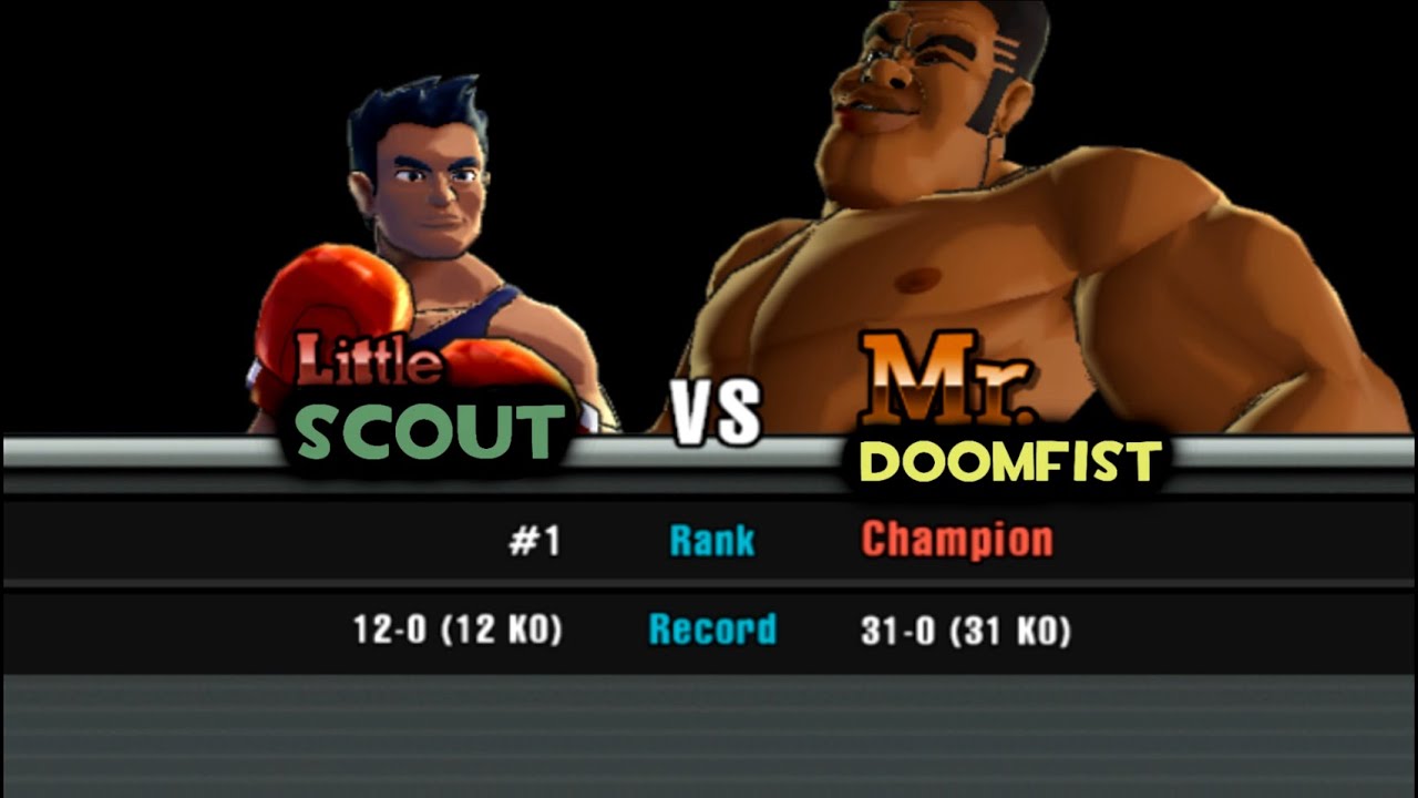 Punch Out!! TF2 Dub: Маленький Скаут против Мистера Смертоносного Кулака