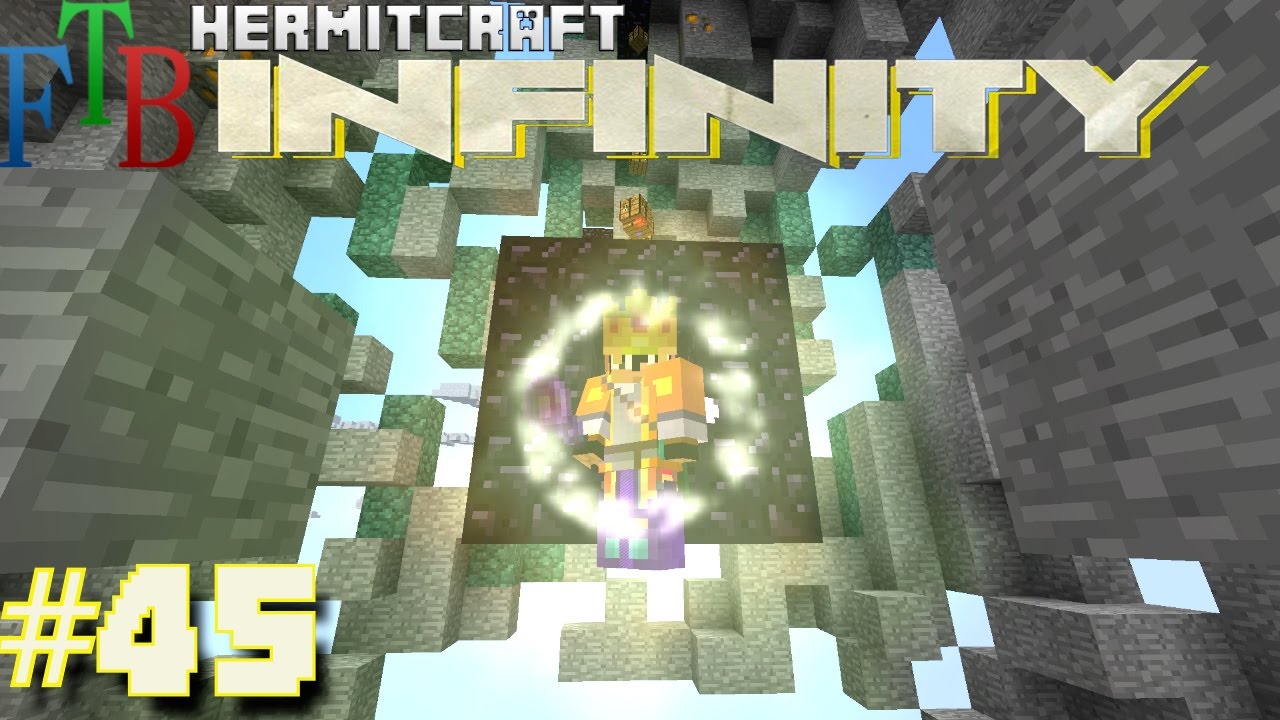 Minecraft Mods - FTB Infinity Ep. 45 - Bedrock Breaker !!! ( HermitCraft Modded Minecraft )