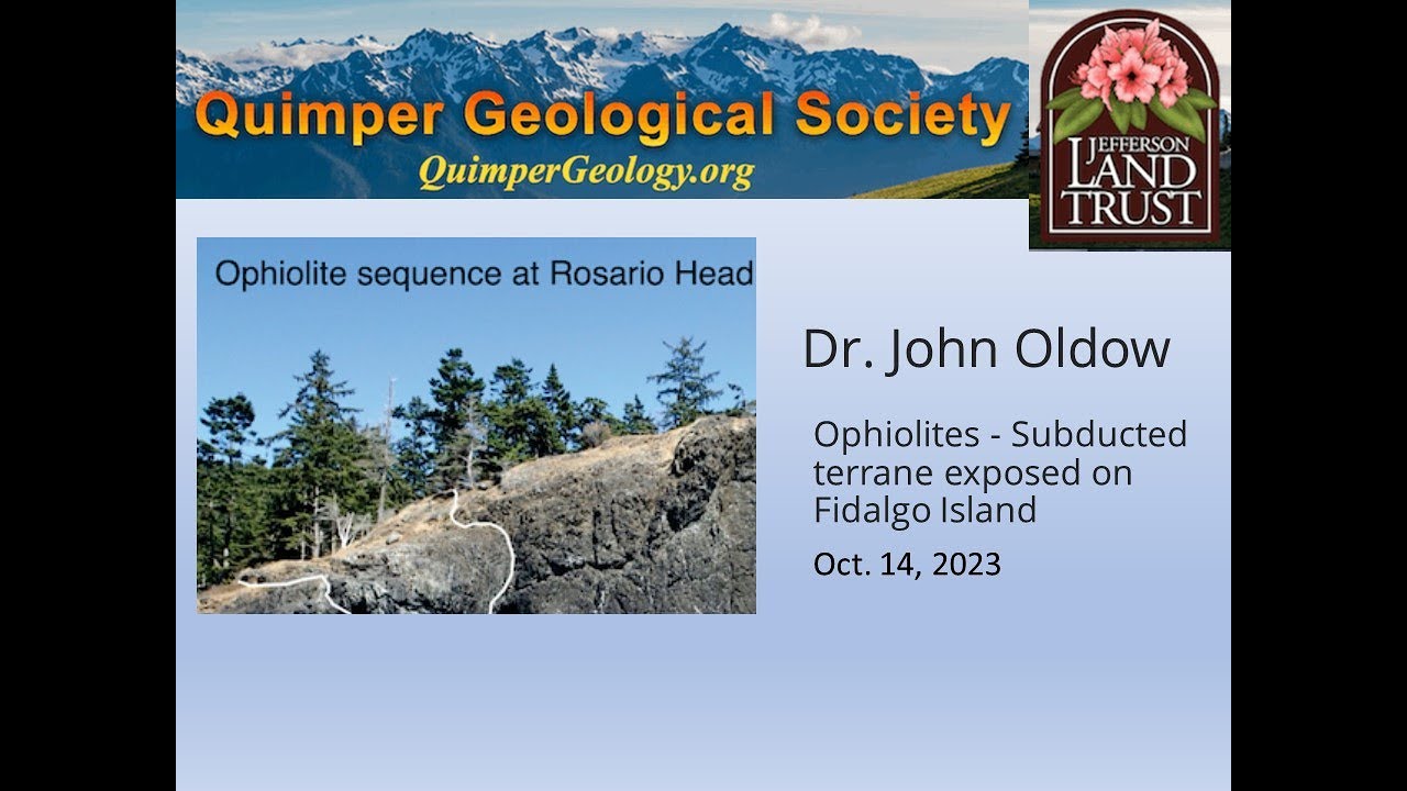 John Oldow - Oct. 2023 - Ophiolites and subducted terrane exposed on Fidalgo Island