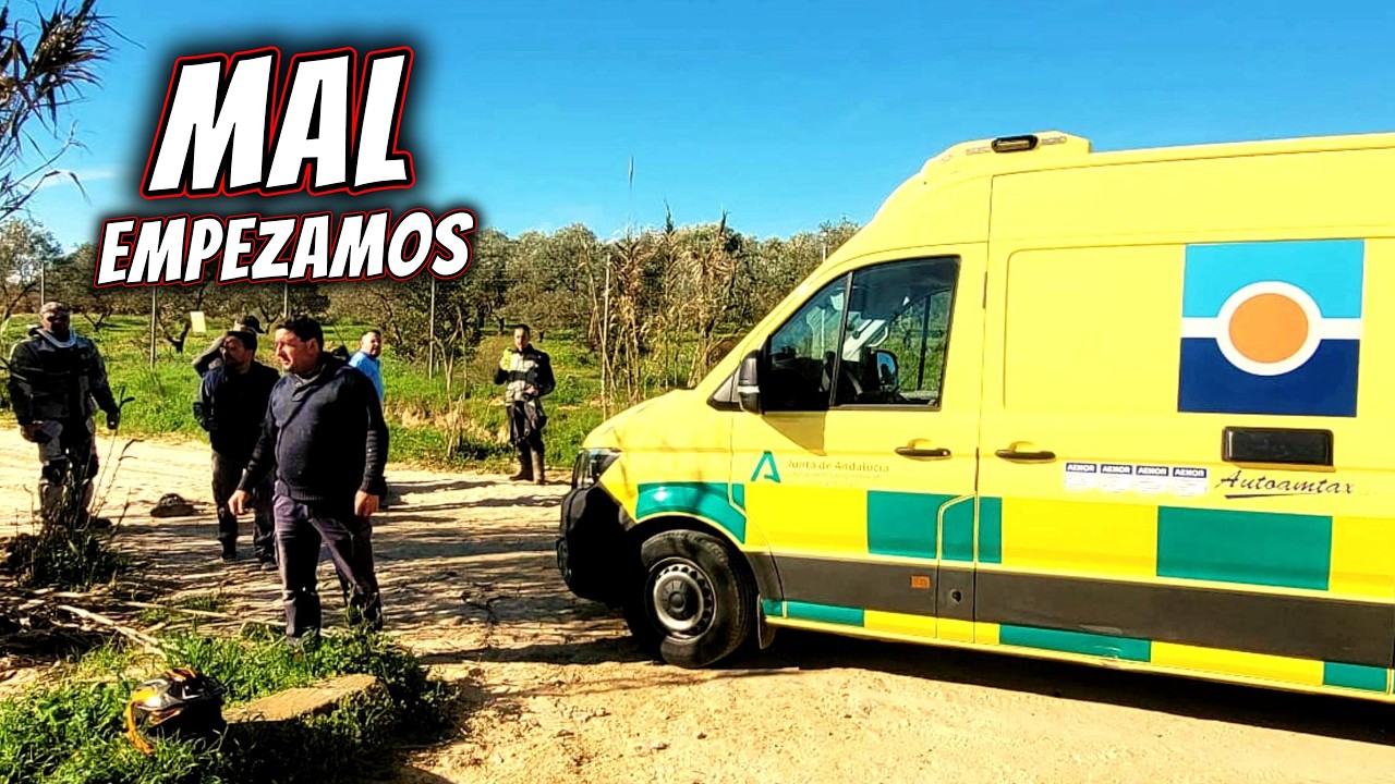 VOGE 800 Rally en la TrasAl&aacute;ndalus | Barro, accidente&hellip; y una llamada inesperada 👮&zwj;♂️