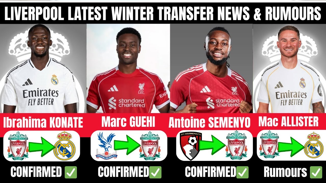 ALL LIVERPOOL WINTER TRANSFER NEWS & RUMOURS 2025/26 🔥 SALAH ✅ BASTONI ✅ OLISE ✅ KONATE ✅ GUEHI ✅