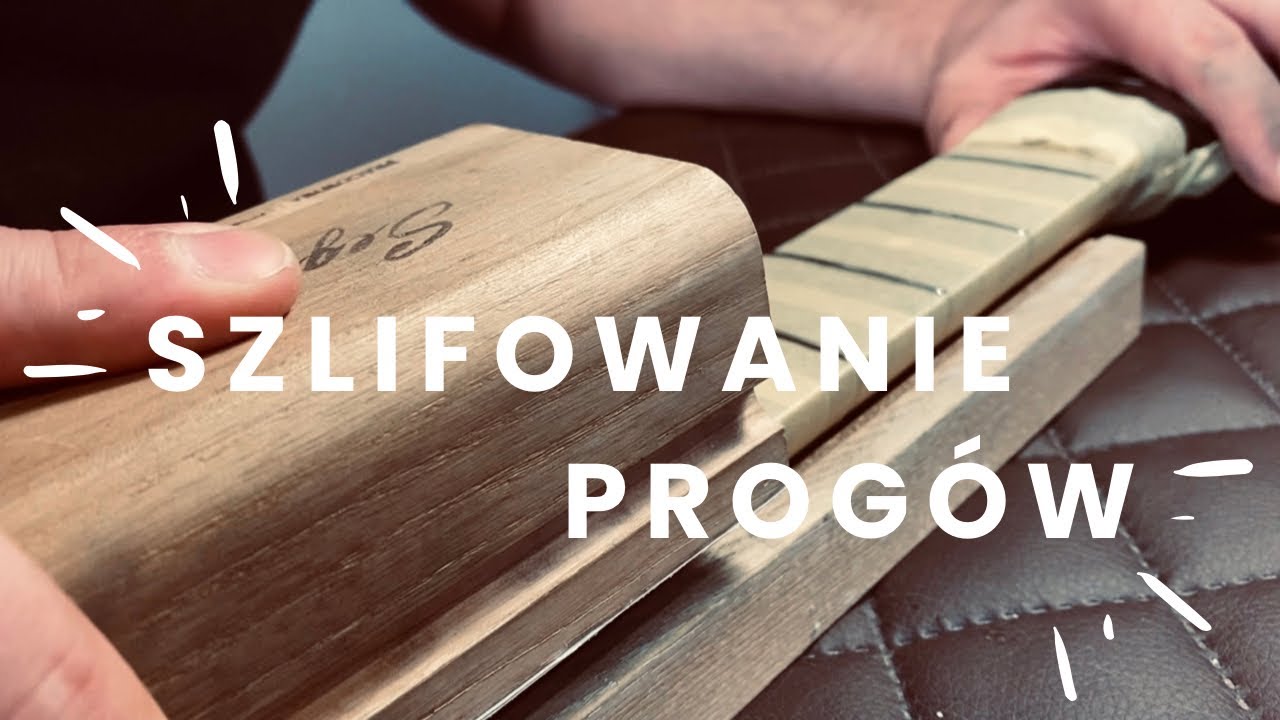 Szlifowanie progów w gitarze - mobilny serwis gitar