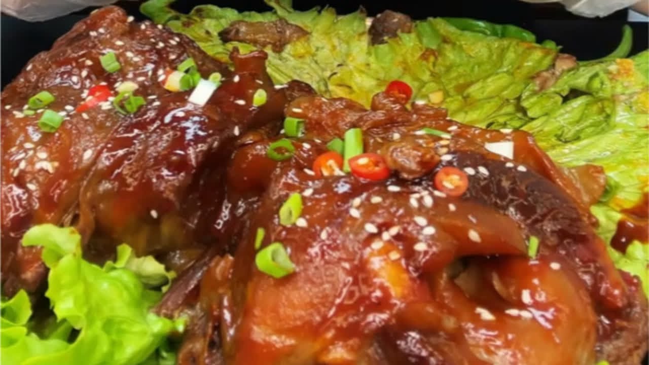 快手吃播：牛窝骨 重度肉食爱好者快来集合