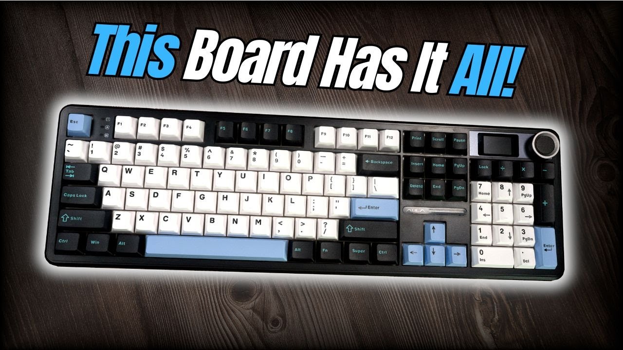 Thock, Knob, Screen, This Board Has It All! Aula x Epomaker F108 Pro