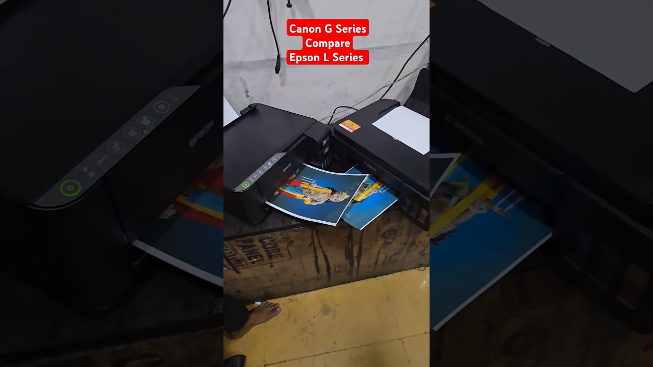 Canon G3010 Compare Epson L3250 Photo print Speed Test All-in One Color printer