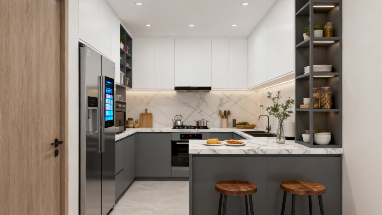 ide design dapur di tempat minimalis | kitchen design ideas in minimalist spaces