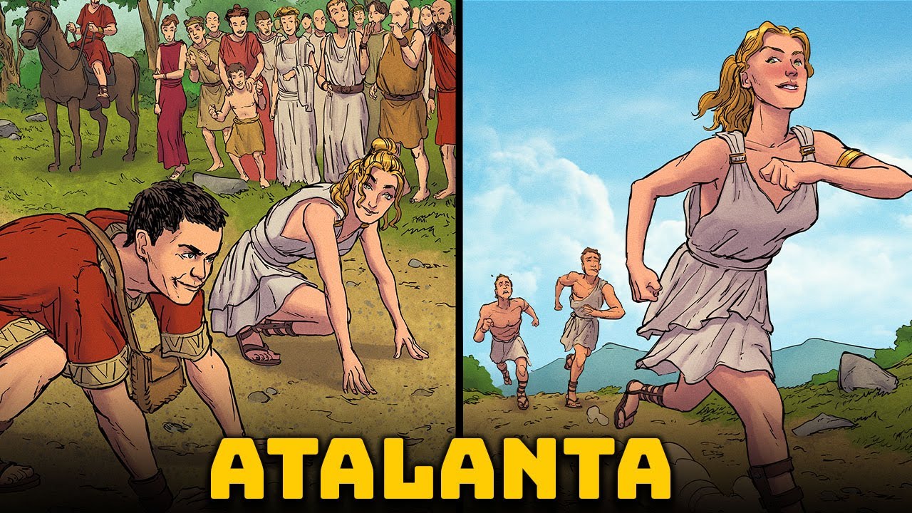 Atalanta und das Todesrennen - Griechische Mythologie - Geschichte und Mythologie Illustriert
